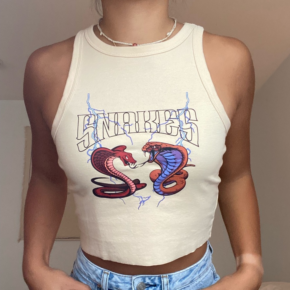grungy halter top